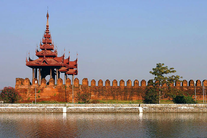 Palais Royal de Mandalay Birmanie 